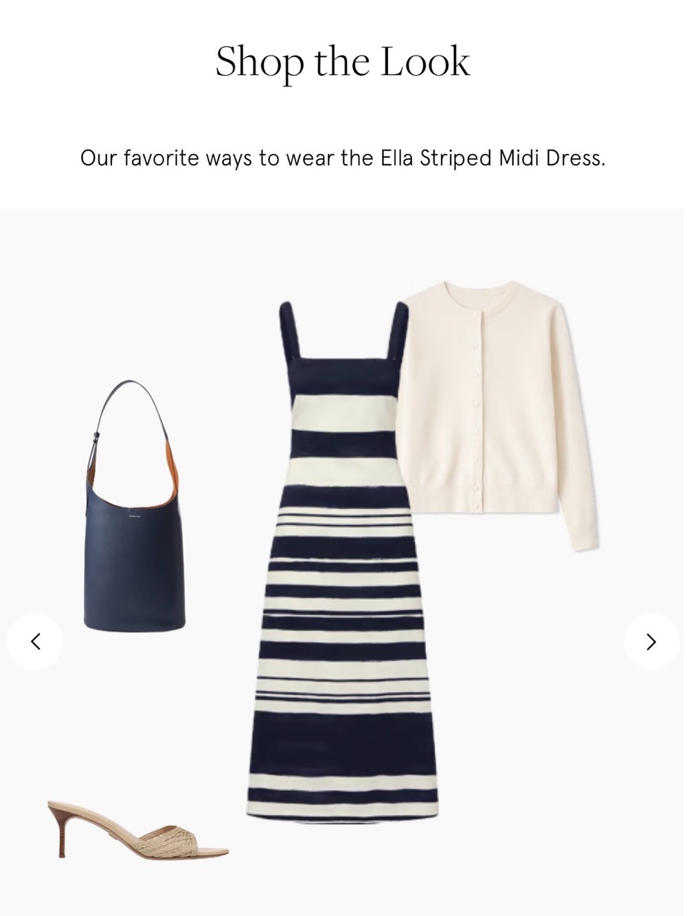 Veronica Beard Ella Striped Midi Dress - Picture 12 of 14